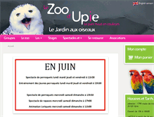 Tablet Screenshot of jardin-aux-oiseaux.com